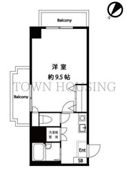 アサカシオン三軒茶屋の物件間取画像